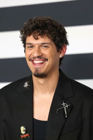 HOLLYWOOD, CALIFORNIA - FEBRUARY 02: Omar Apollo attends the Warner Music Group Pre-Grammy Party at Hollywood Athletic Club on February 02, 2023 in Hollywood, California. (Photo by Phillip Faraone/Getty Images for Warner Music)